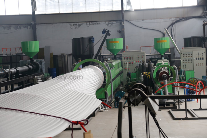 pe foam extrusion line